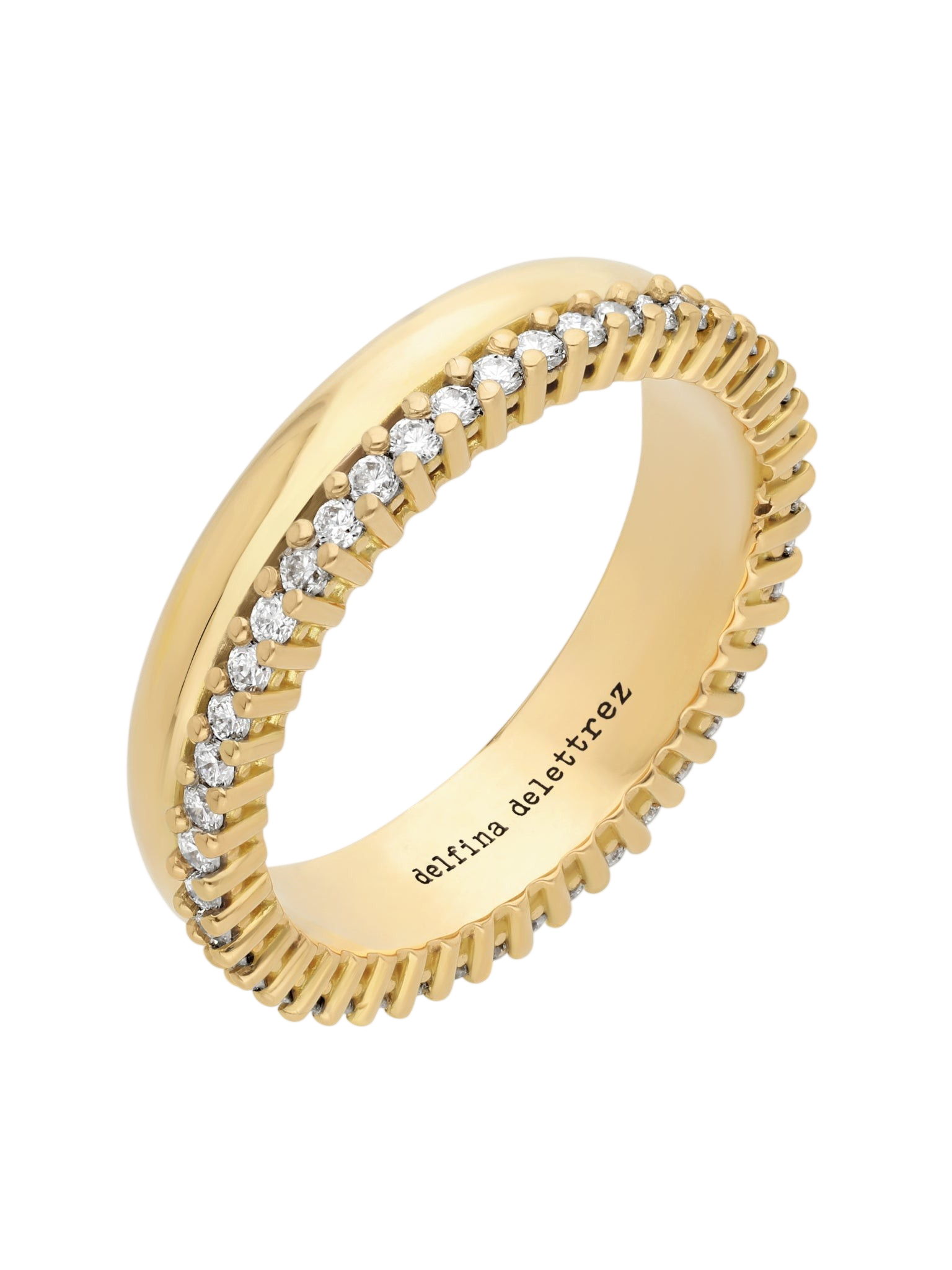 Diamond wedding band